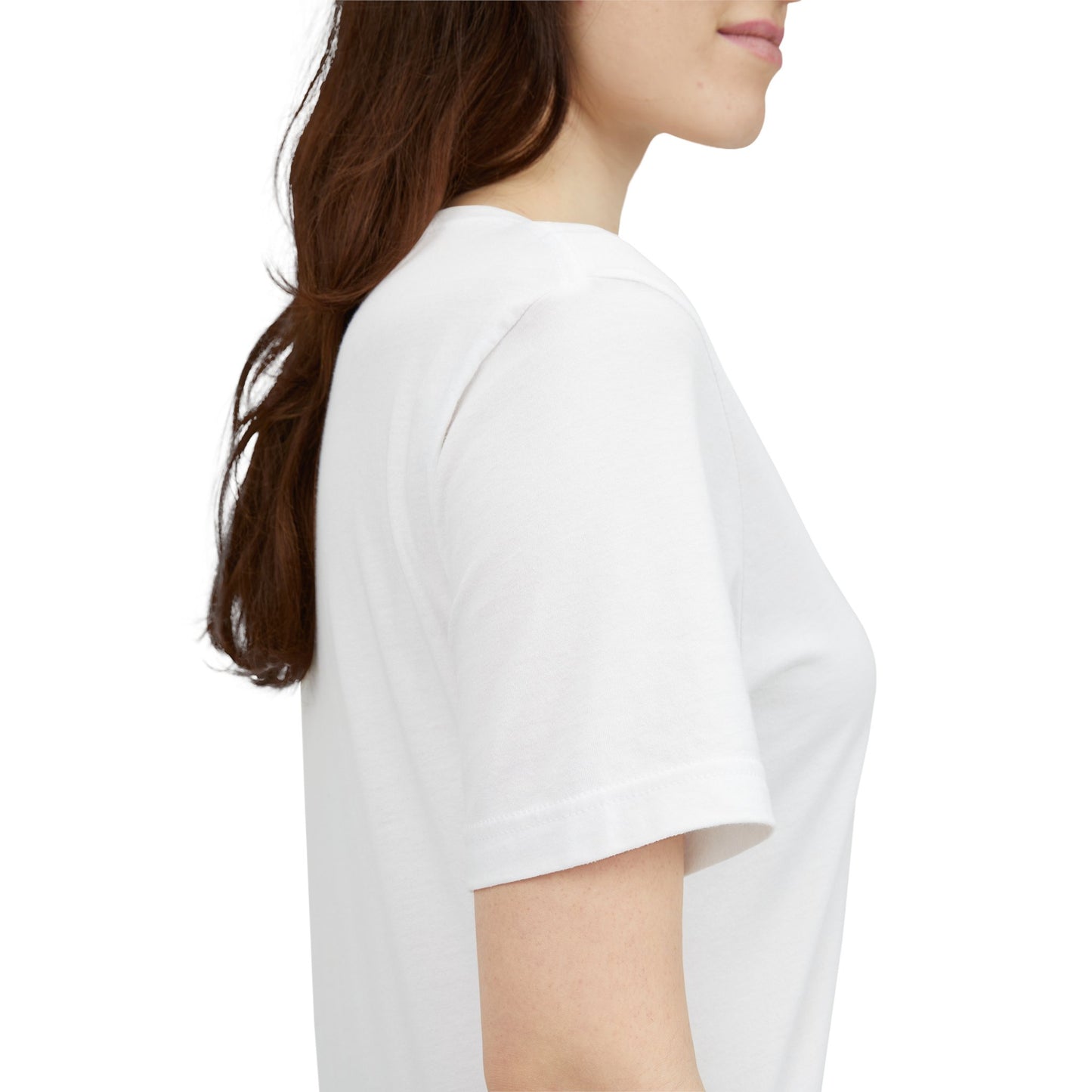 Paw Print "NHU-AN" Minimalist White Tee - Pet Lover Graphic T-Shirt