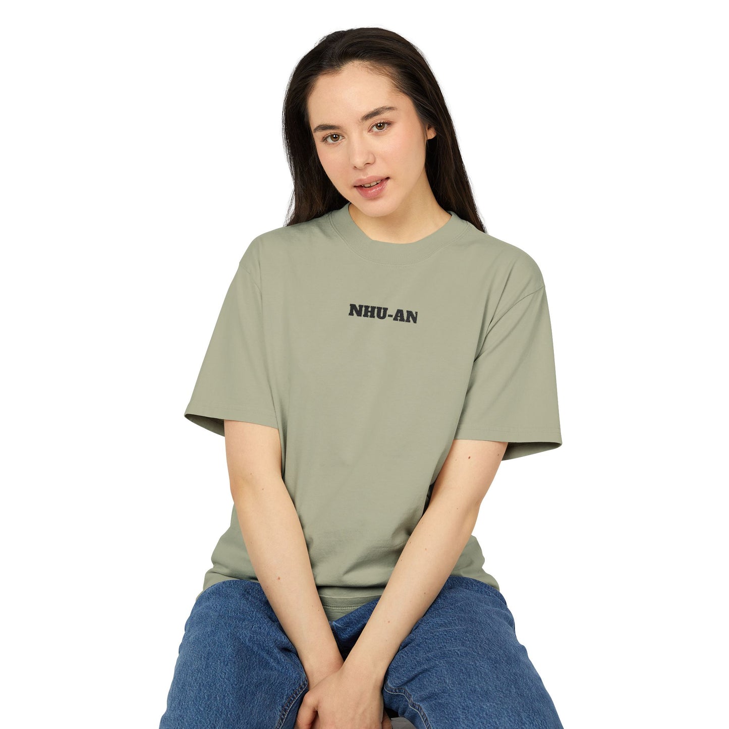 Nhu-An Minimalist Name Tee — Vintage Faded Crewneck