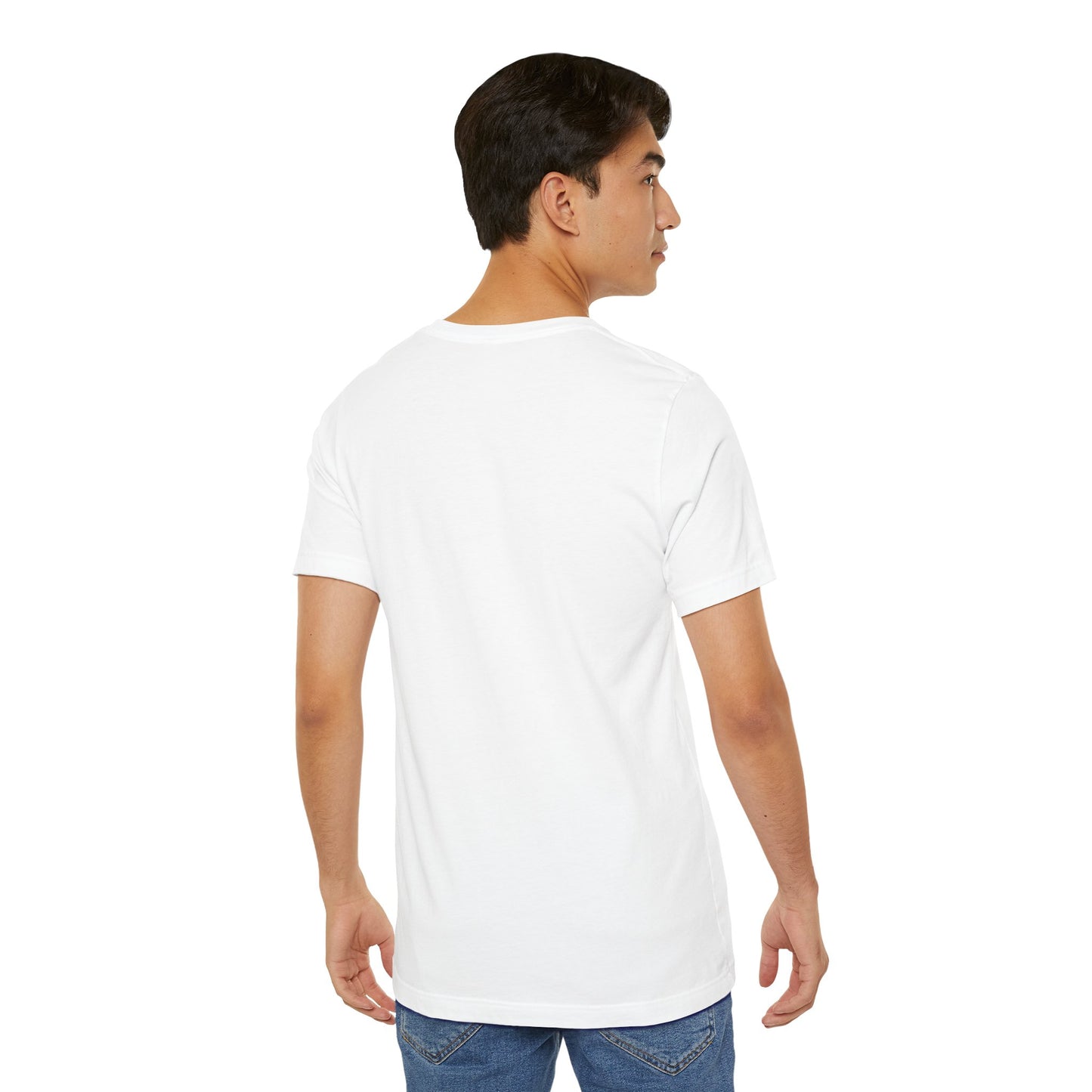 Paw Print "NHU-AN" Minimalist White Tee - Pet Lover Graphic T-Shirt