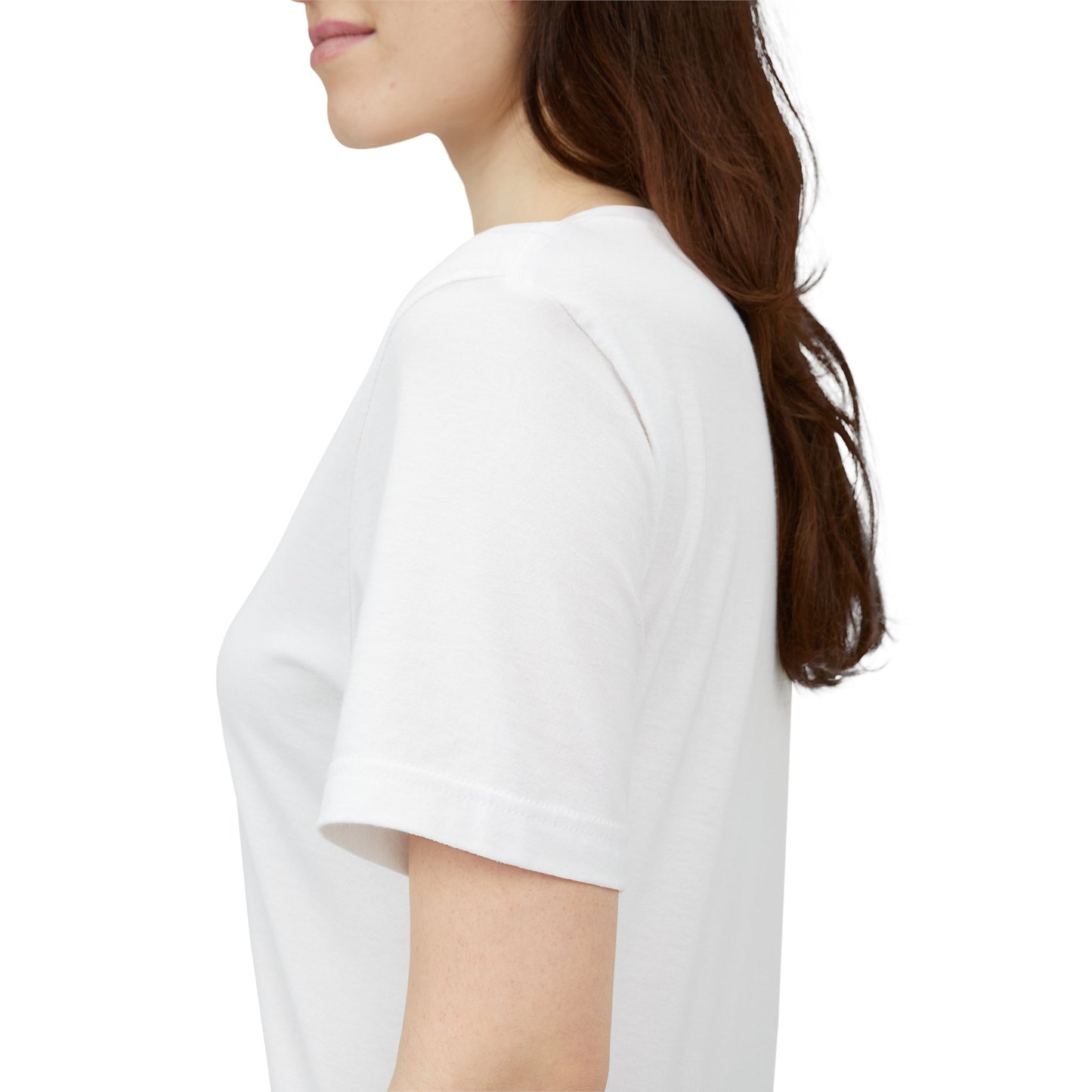 Paw Print "NHU-AN" Minimalist White Tee - Pet Lover Graphic T-Shirt
