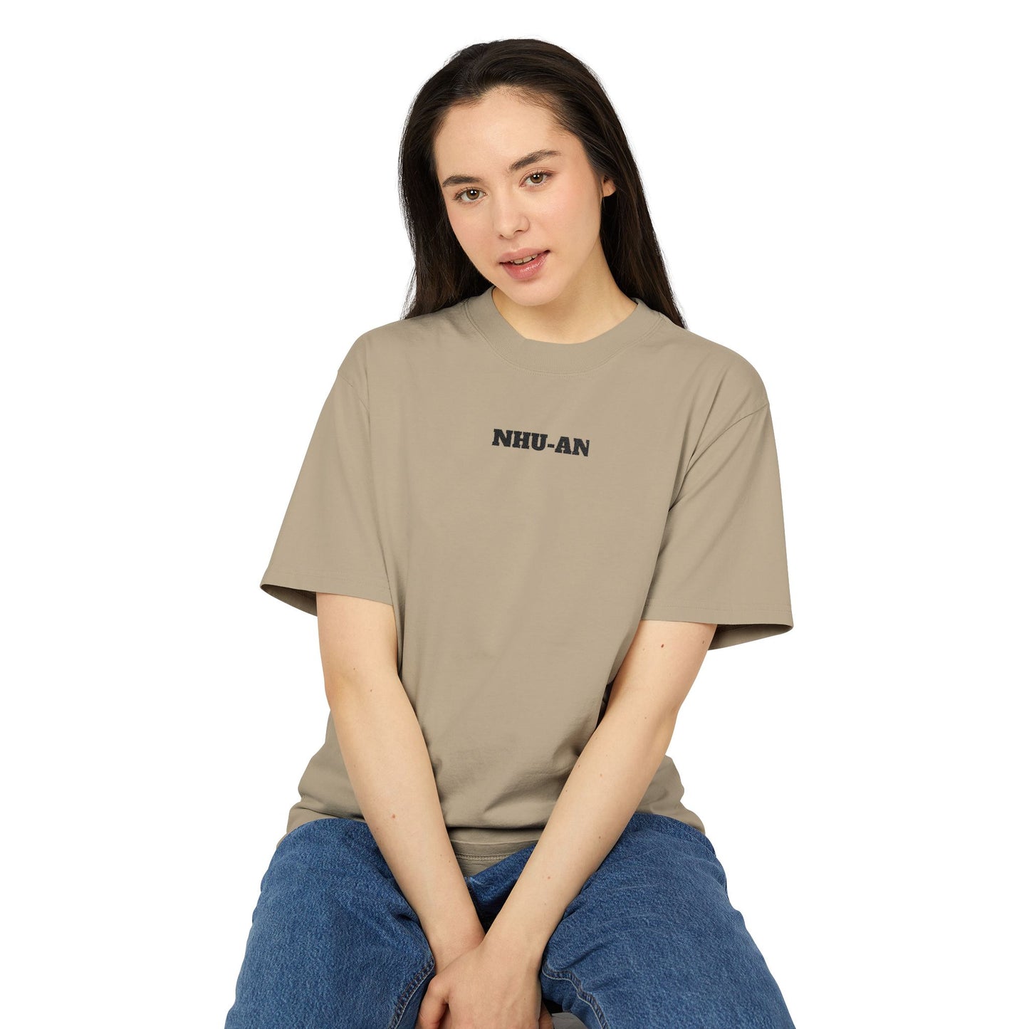 Nhu-An Minimalist Name Tee — Vintage Faded Crewneck