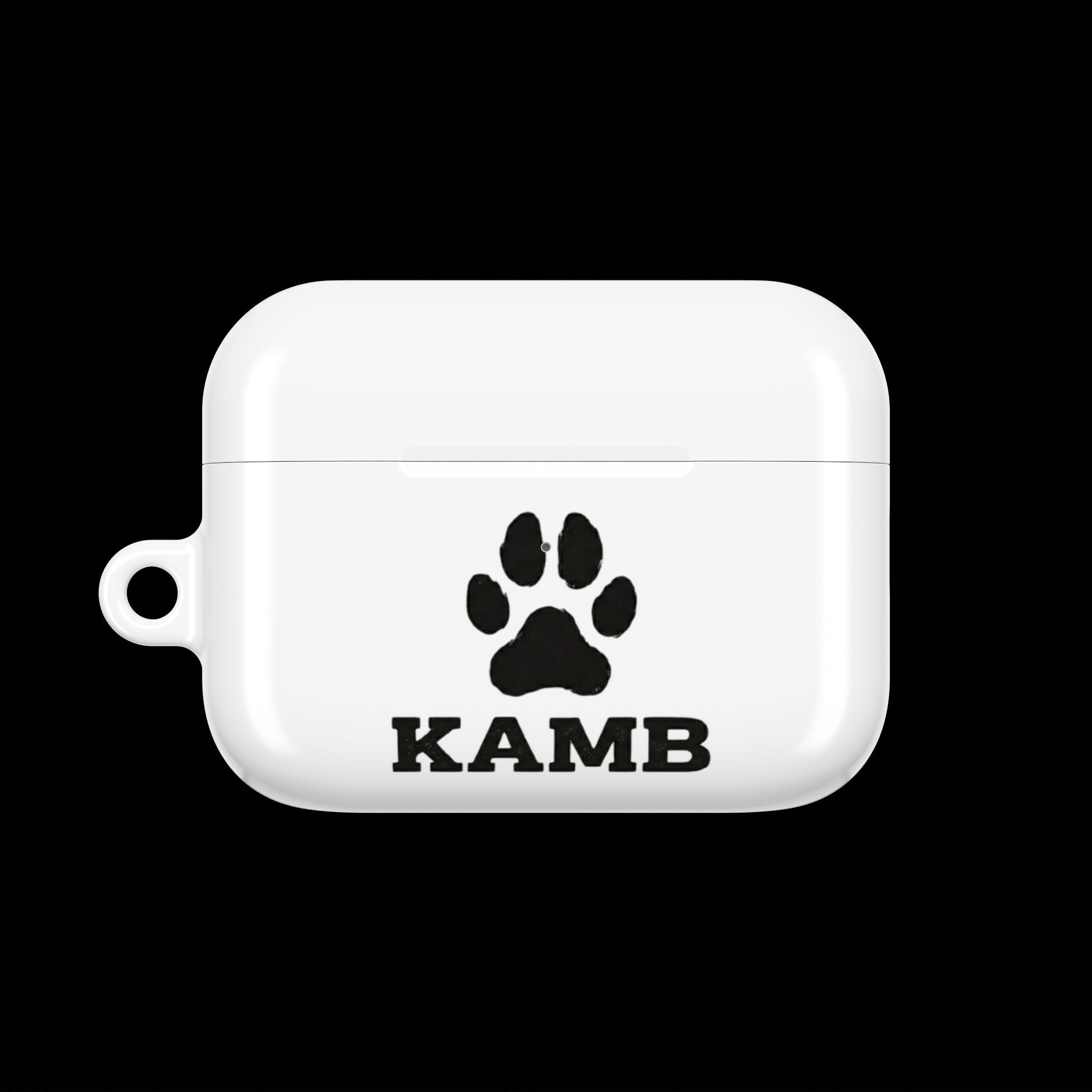 AirPod Case — Personalized Paw Print Design (Custom Name)