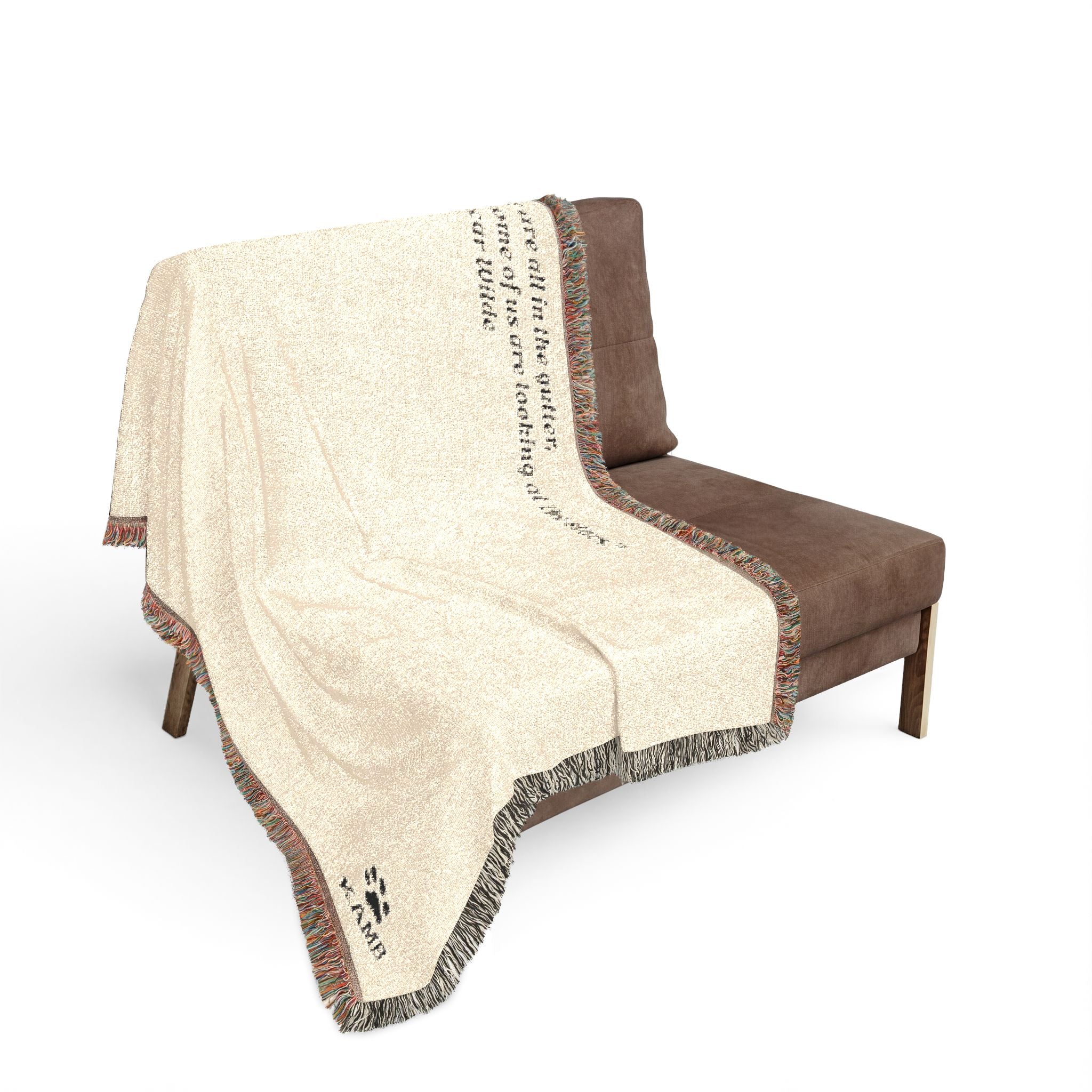 Personalized Pet Quote Woven Blanket — "There are still is this together" Throw for Dog Lovers
