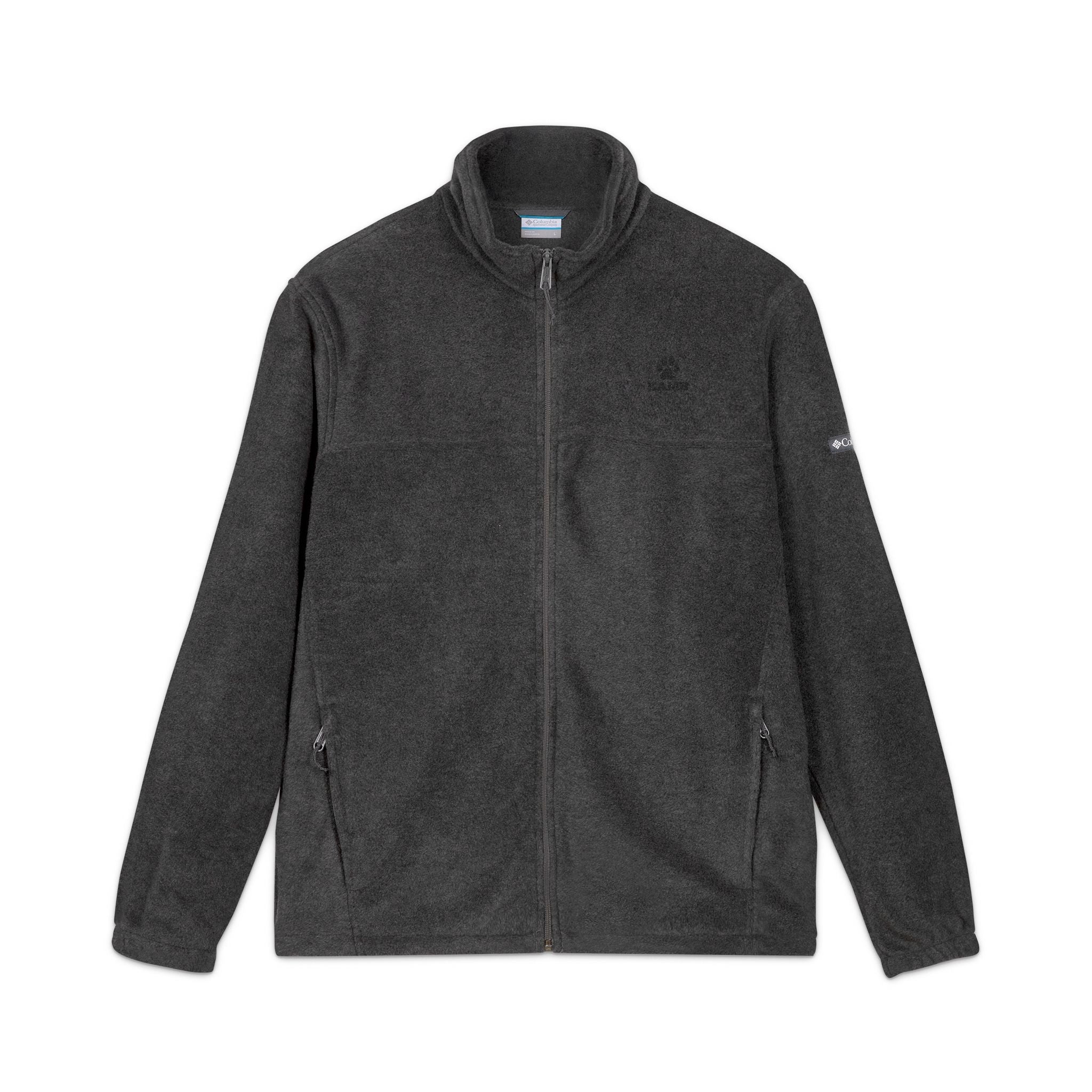 Embroidered Columbia Fleece Jacket — Men's/Women's Zip-Up Outdoor Fleece