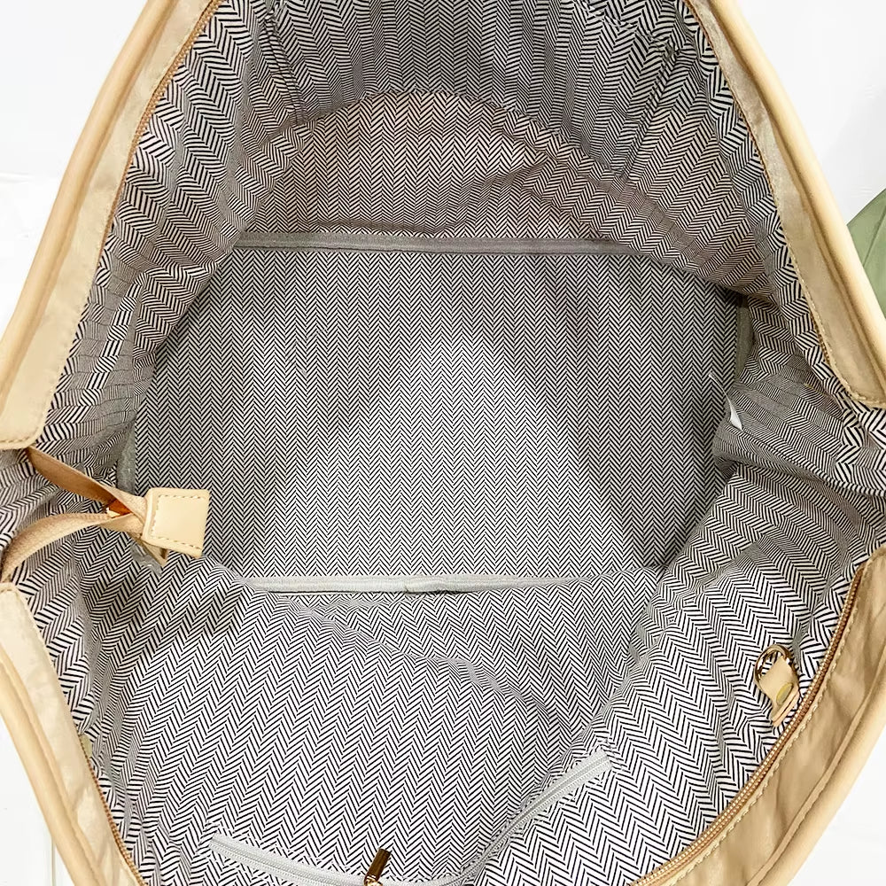 Large Capacity Women'S Straw Casual Tote Bag with Zipper Closure Polyester Lining Fashion Luxury Design