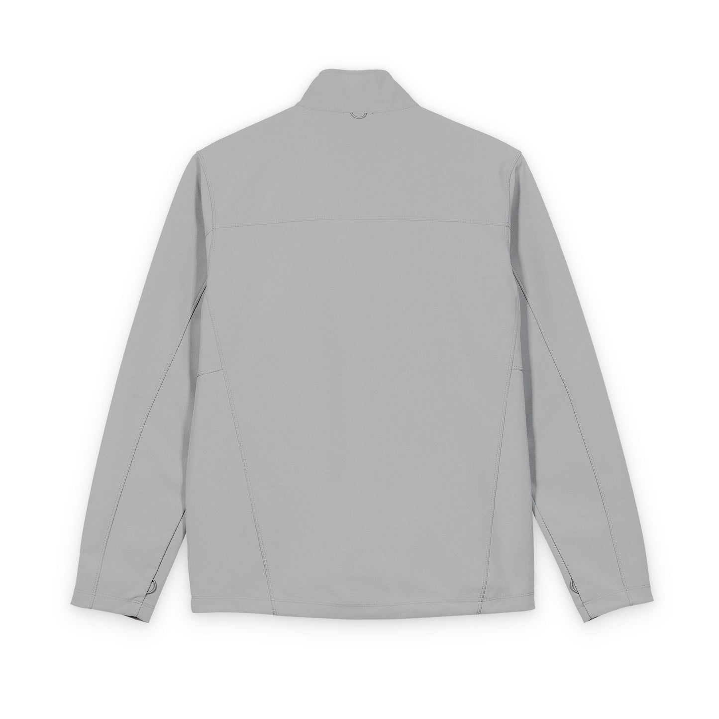 Men's Soft Shell Jacket with Subtle Mountain Logo - Lightweight Windbreaker