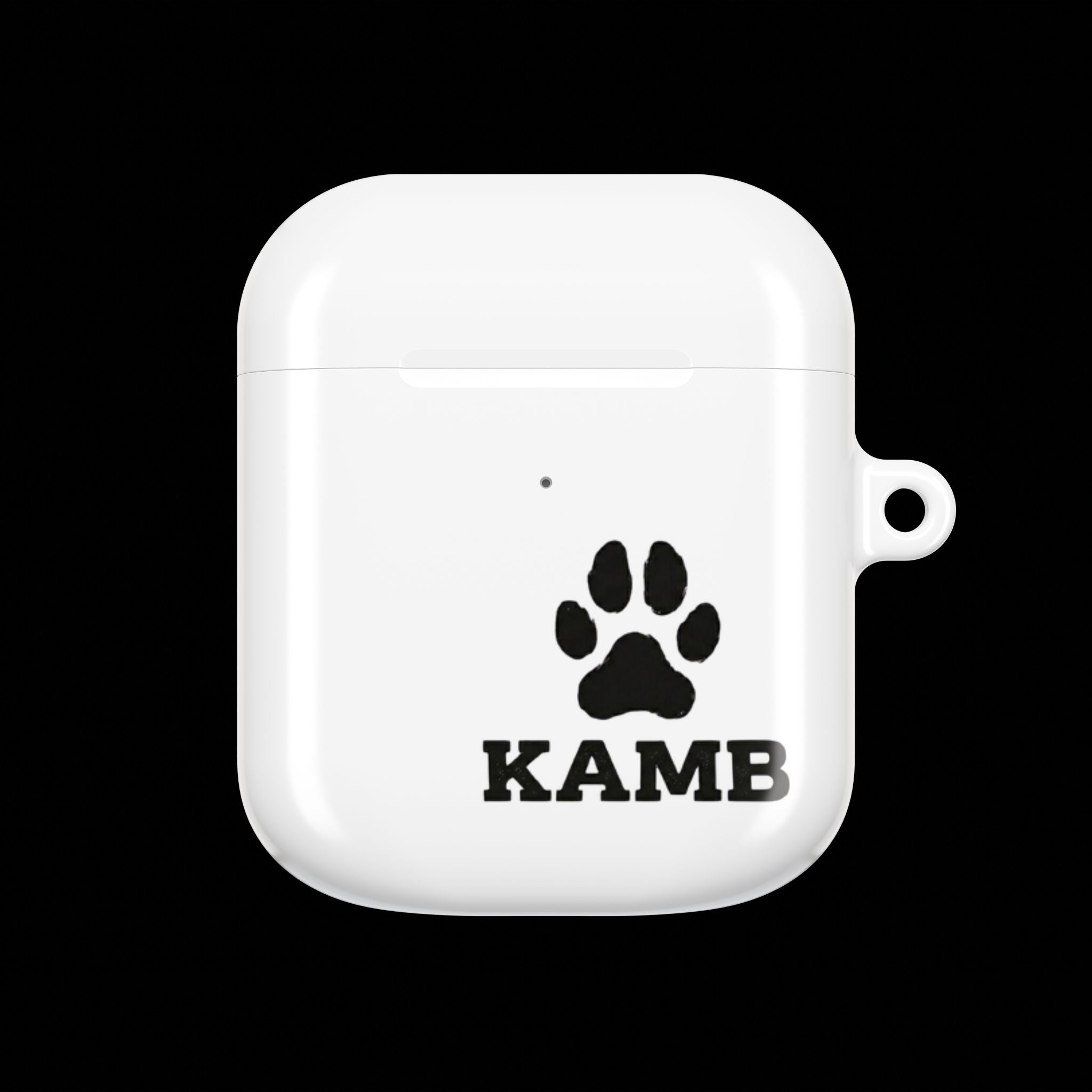 AirPod Case — Personalized Paw Print Design (Custom Name)