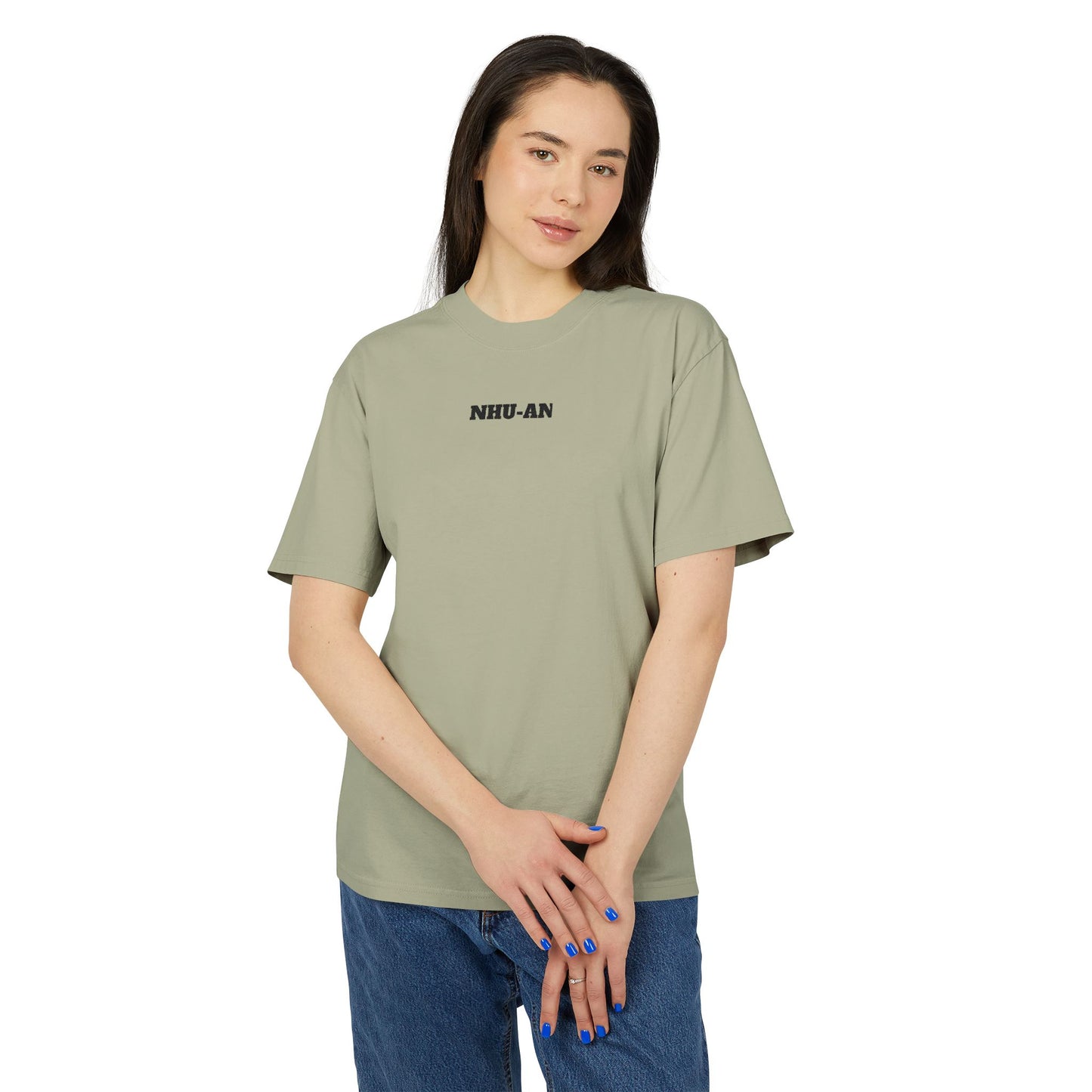 Nhu-An Minimalist Name Tee — Vintage Faded Crewneck
