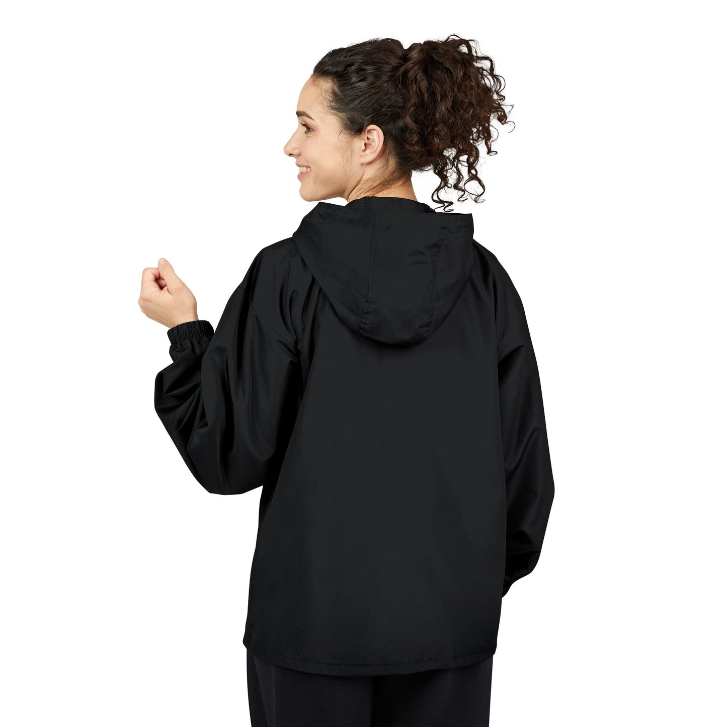Light Blue Packable Anorak Jacket with Small Logo