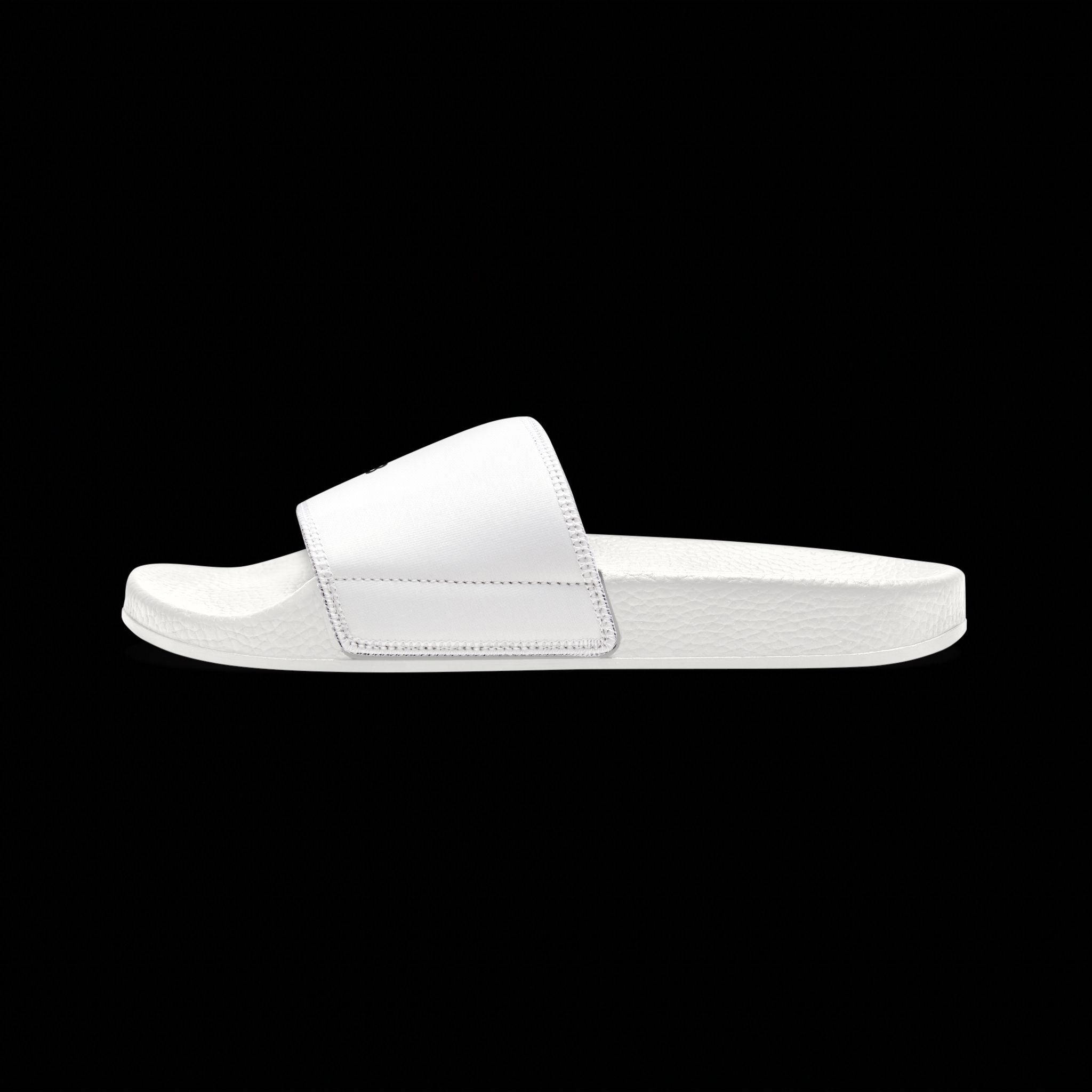 KAMB Men's Removable-Strap Sandals — White Slide Sandals