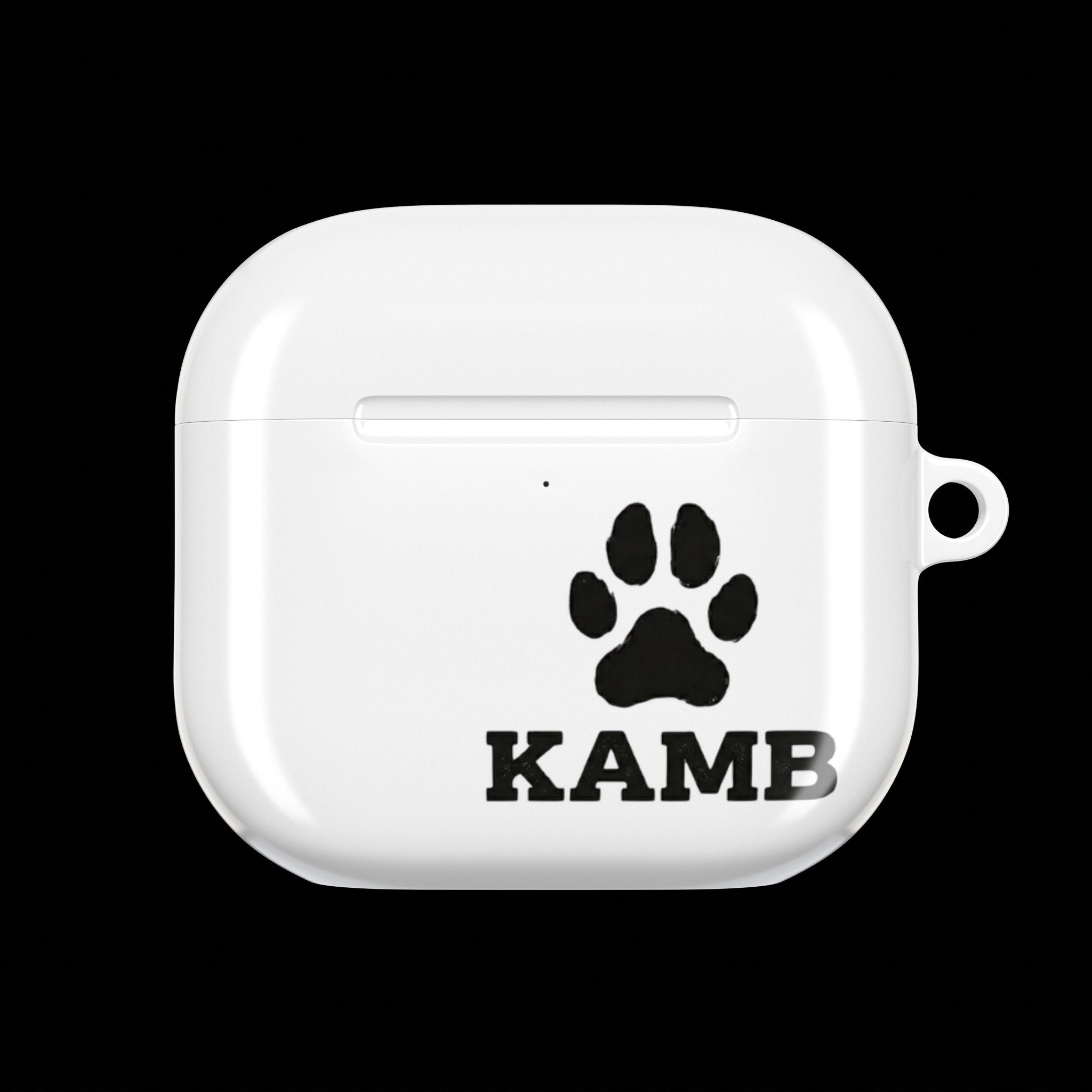 AirPod Case — Personalized Paw Print Design (Custom Name)