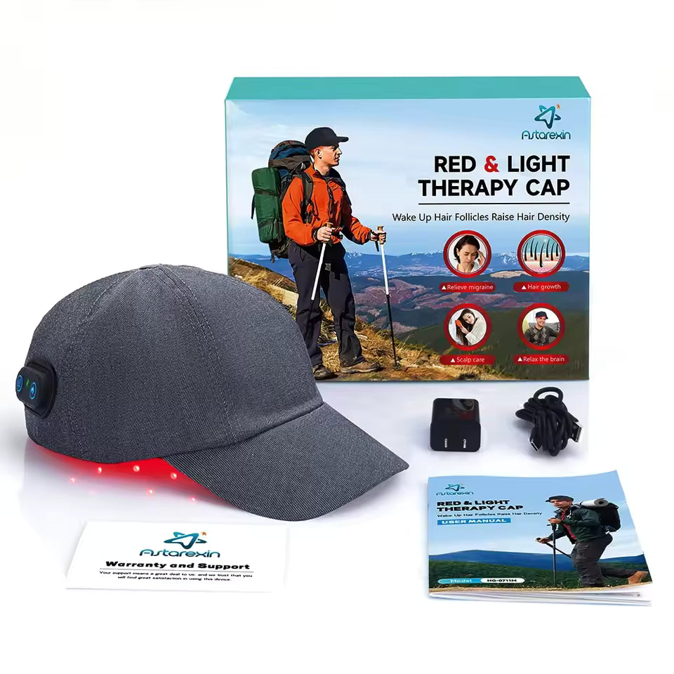 New Infrared LEDs 660nm&850nm Red Light Therapy Hair Growth Cap For Hair Regrowth Anti Hair Loss Relax Scalp Anti-inflammatory