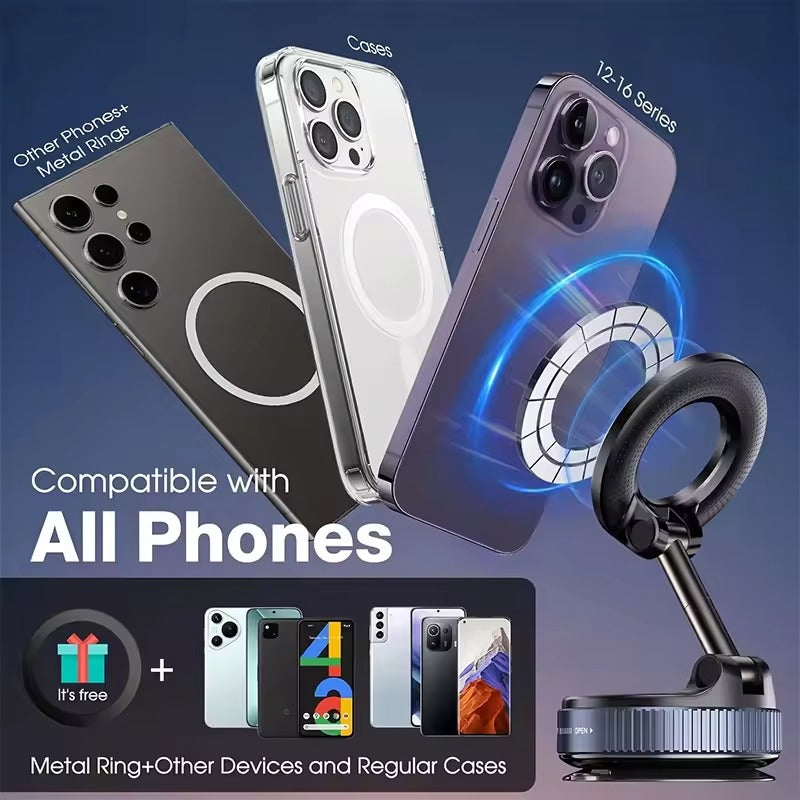 Vacuum Magnet Bracket Upgraded Phone Holder