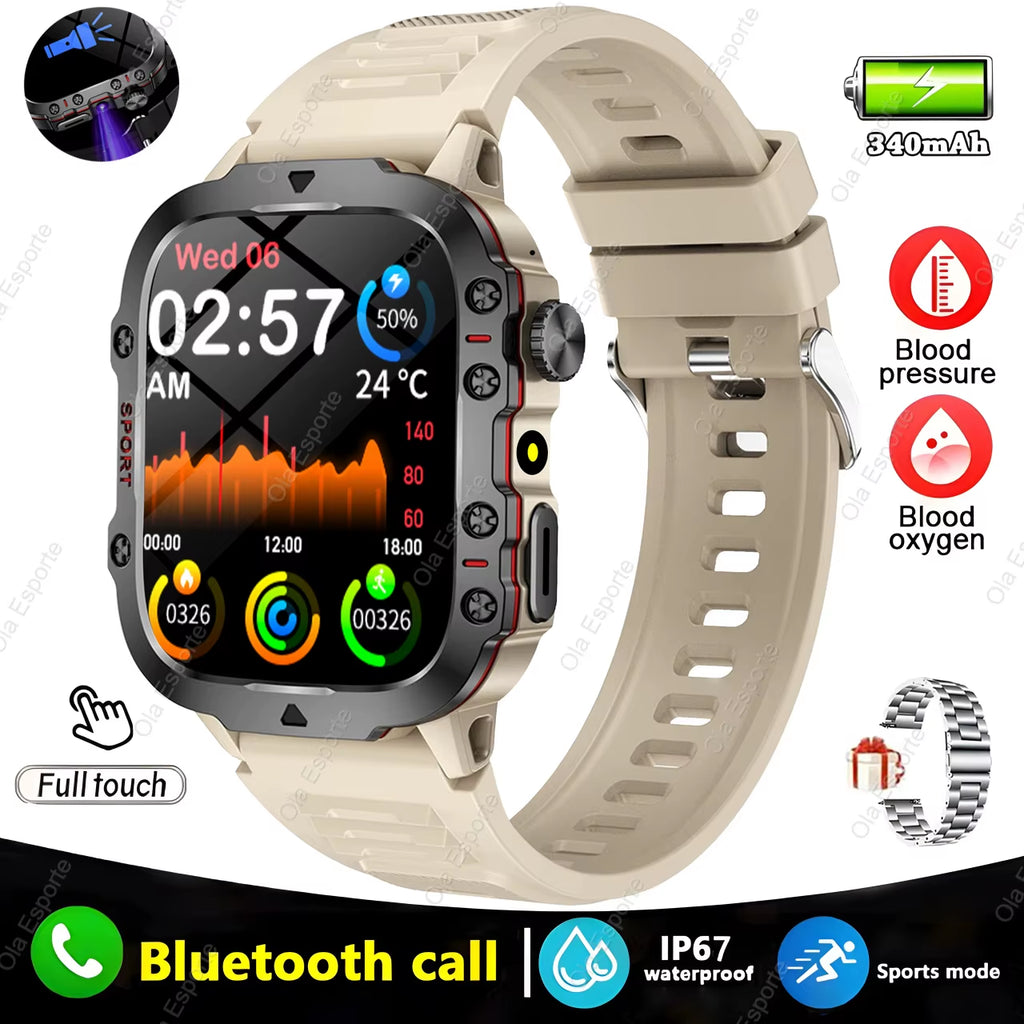 Elevate Your Lifestyle with the 2025 Men's Smartwatch: Bluetooth Calling, Fitness Tracking, and IP68 Waterproofing
